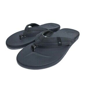 Reef Phantoms Flip Flops Men's 12 Sandals Black Comfort Leisure Beach